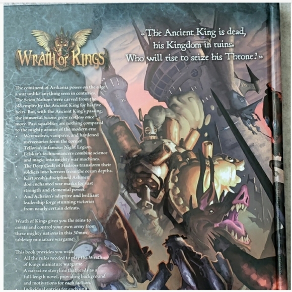 Wrath of Kings Hardcover Rulebook - Picture 3 of 7